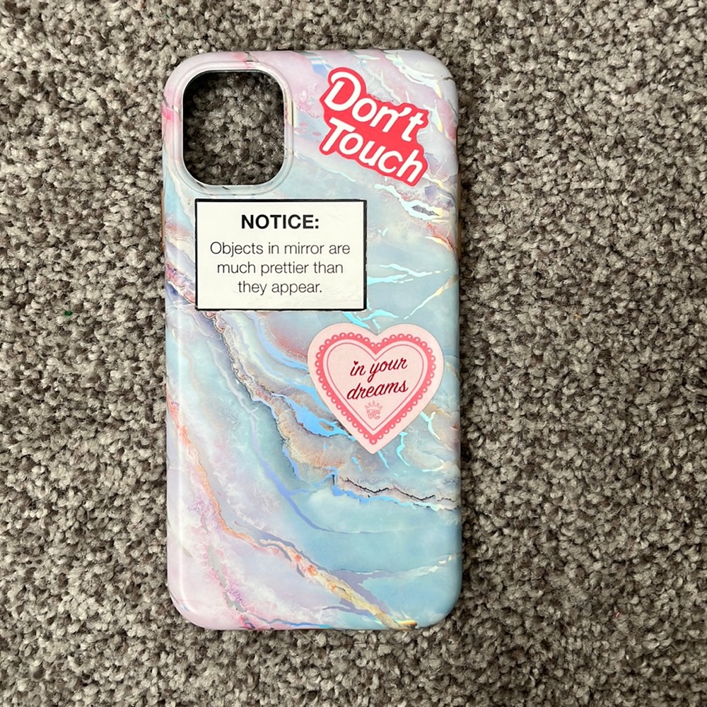 Used iPhone 12 Velvet Caviar phone case
